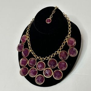 Kate Spade Purple Statement Necklace